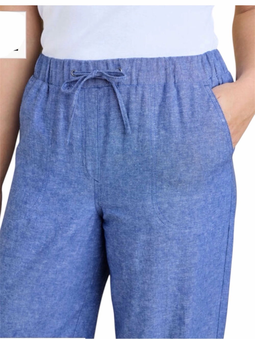 Olsen Linen Cropped Pants